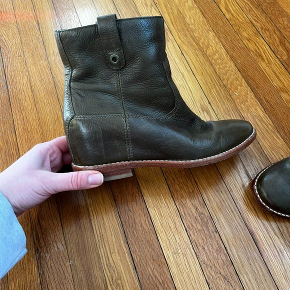 Cole Haan Olive Ankle Boots - Picture 10 of 10